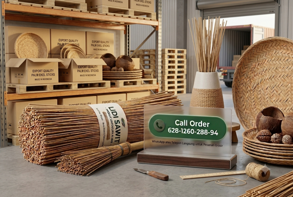 Palm fiber sticks